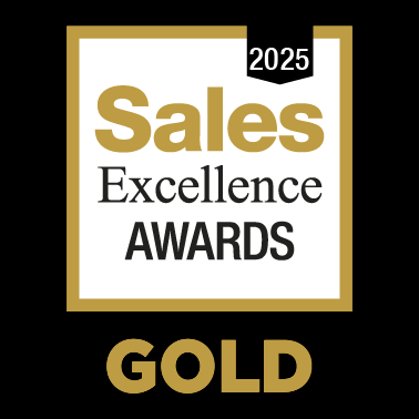 Sales Excellence Awards 2025 Stickers Gold