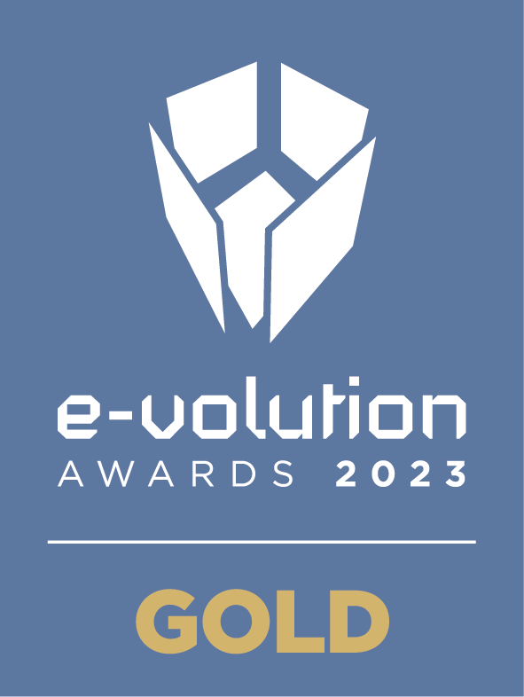 E Volution Awards 2023 Stickers Gold